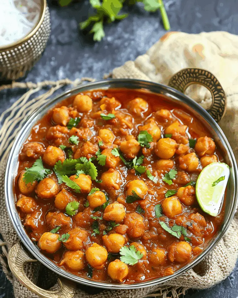 Chana Masala (Indian Chickpea Curry)