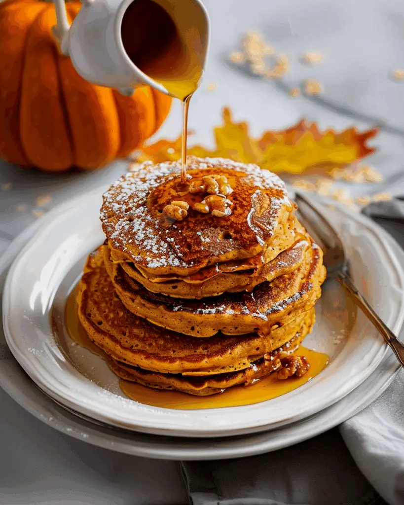 Oatmeal Pumpkin Pancakes