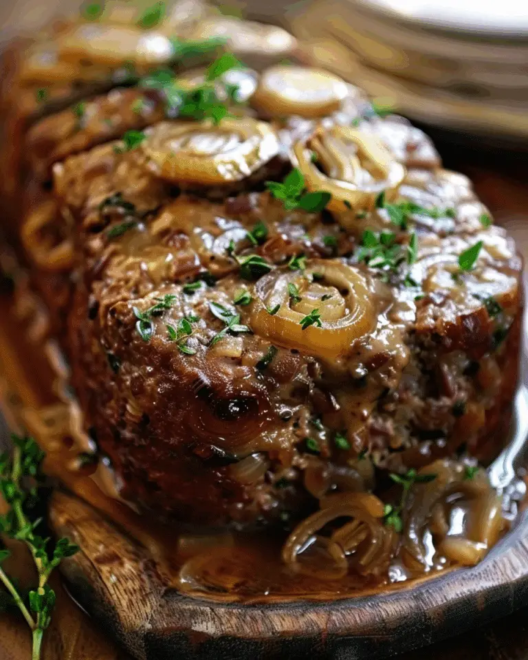 French Onion Meatloaf