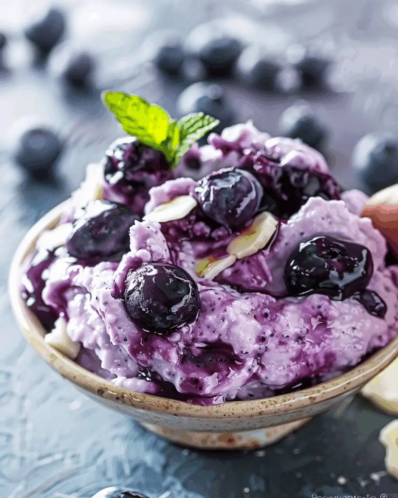 Whipped Blueberry Goat Cheese