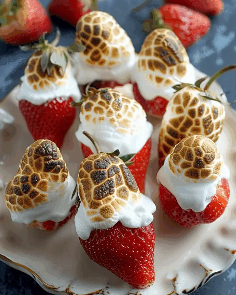 Toasted Marshmallow Strawberries