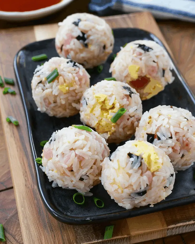 Spam Rice Balls Recipe