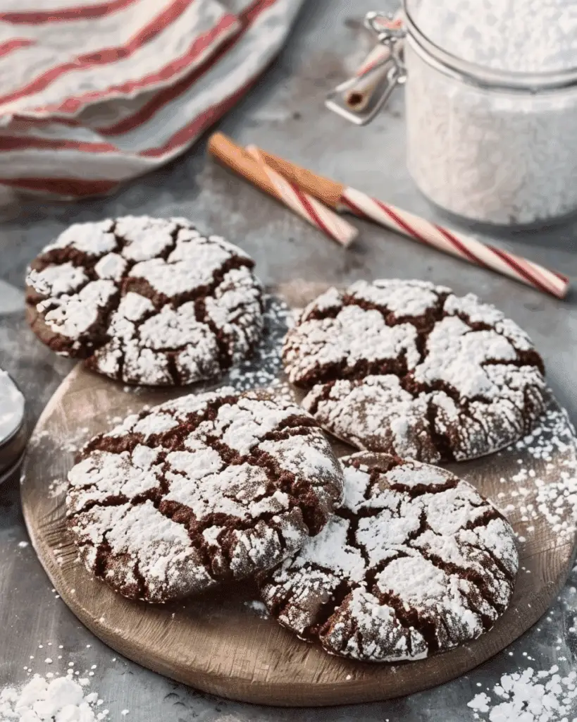 Chocolate Crinkle Cookies