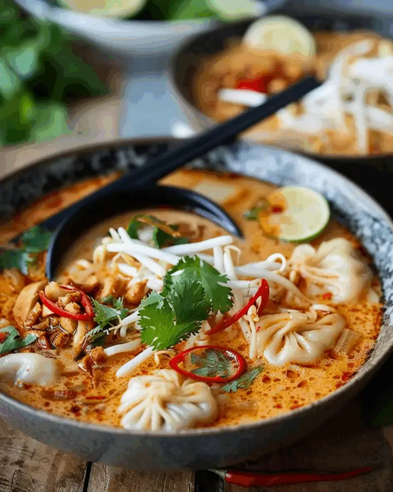 Quick Dumpling Laksa