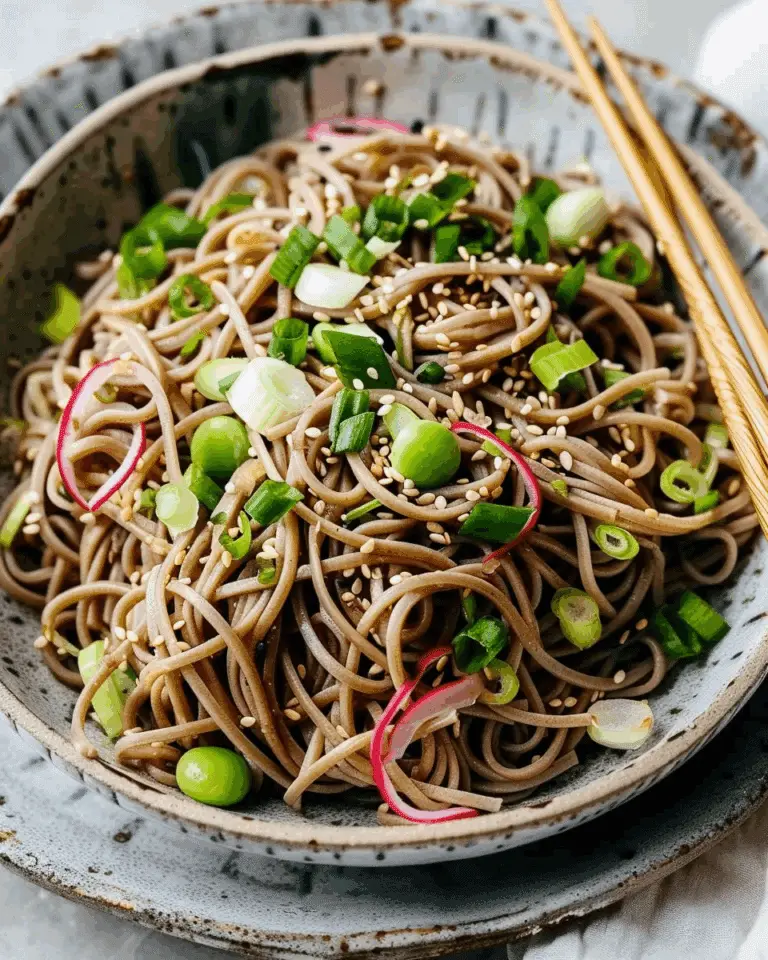Sesame Soba Noodles