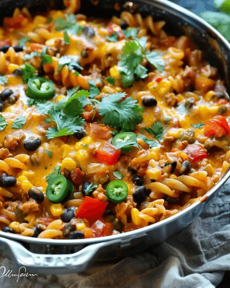 Healthy One‑Pot Enchilada Pasta