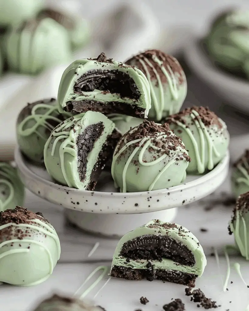 Mint Oreo Truffles