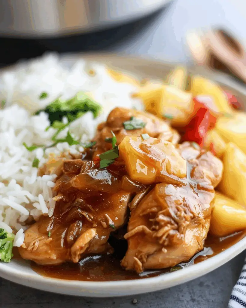 Instant Pot Hawaiian Teriyaki Chicken