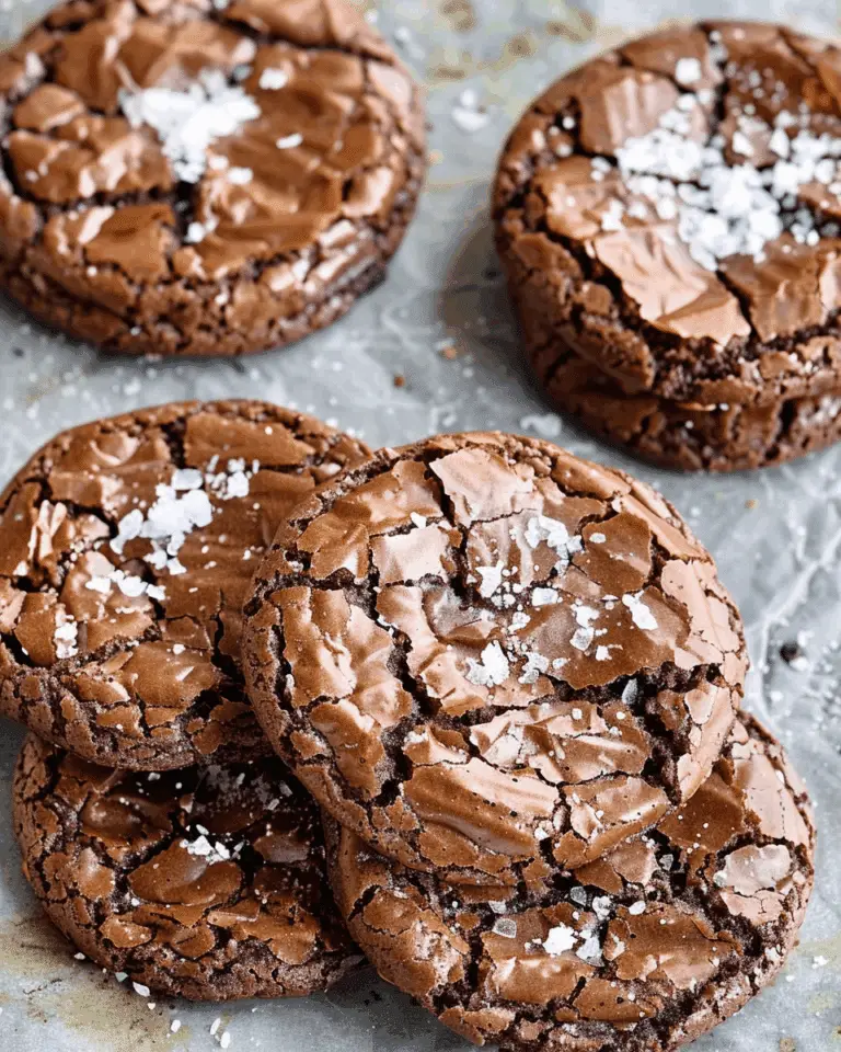 Salted Brownie Cookies