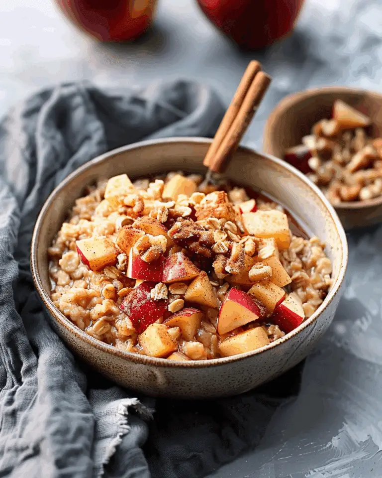 Cinnamon Apple Oatmeal Bowl