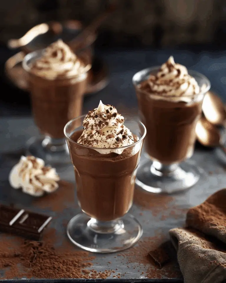 Dark Chocolate Mousse with Baileys Irish Cream Liqueur