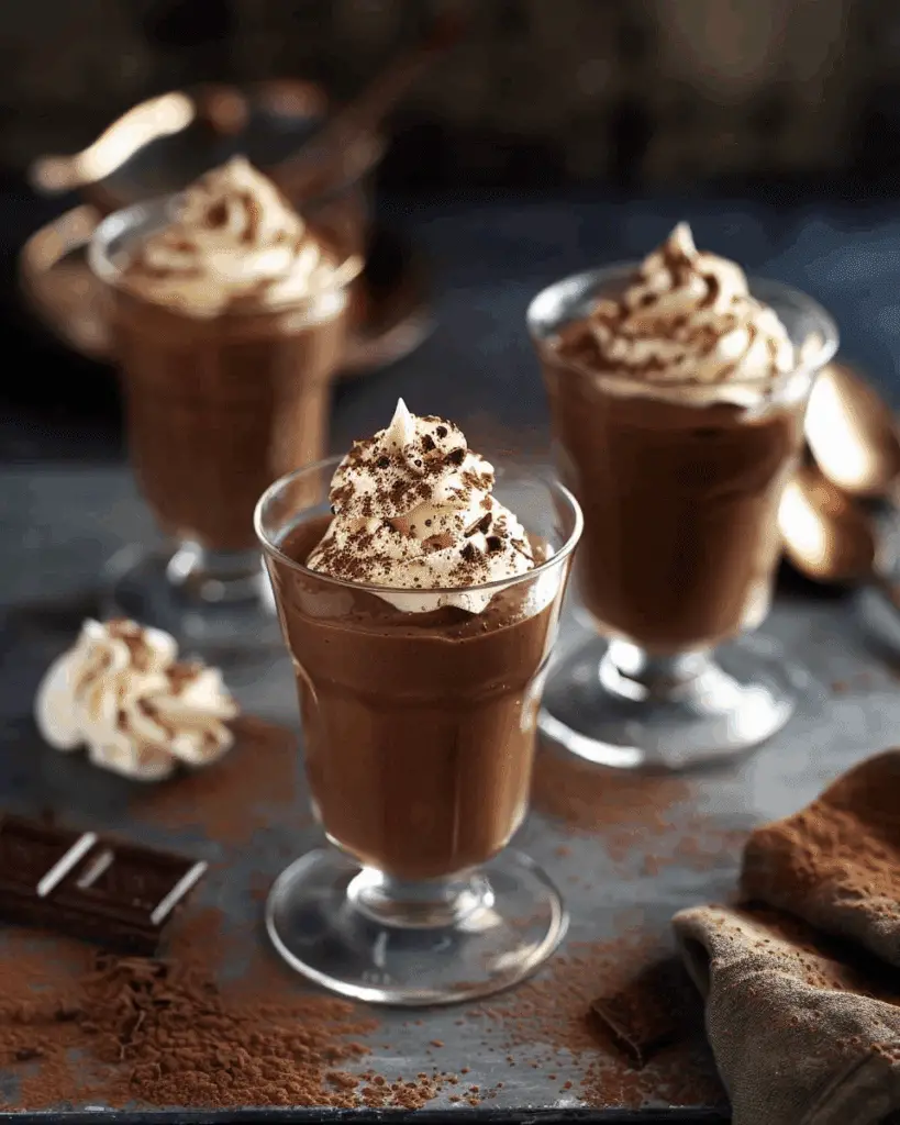 Dark Chocolate Mousse with Baileys Irish Cream Liqueur