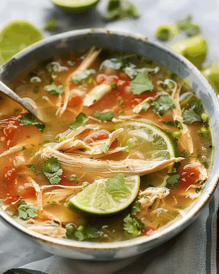 Chicken and Lime Soup