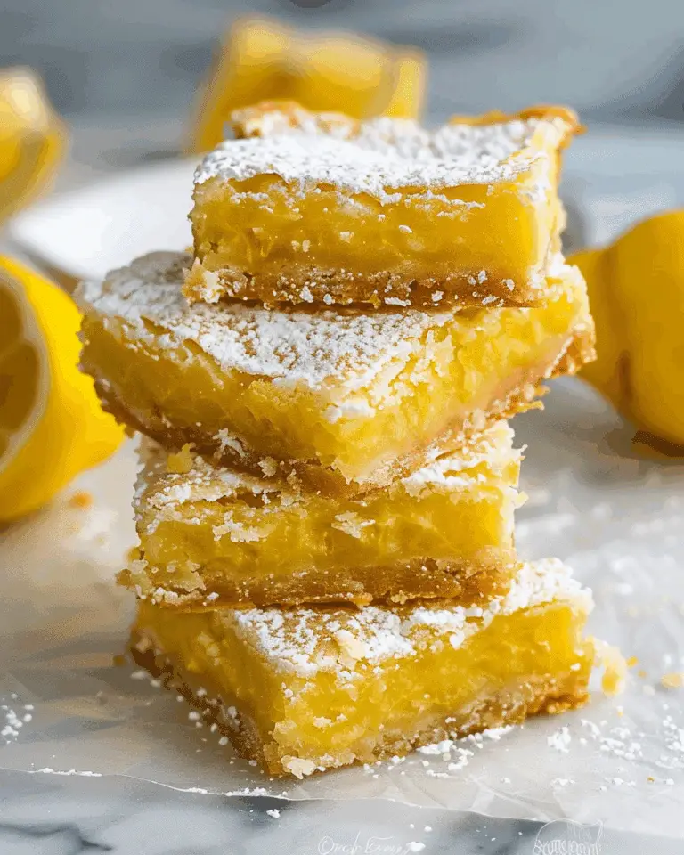 Super Easy Lemon Bars