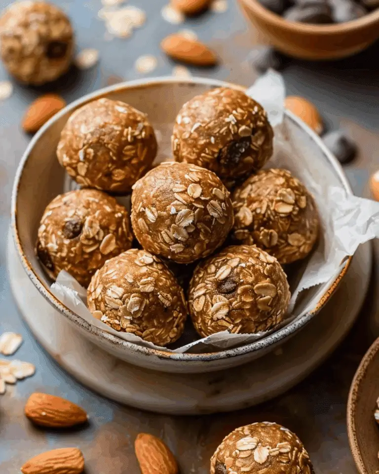 Healthy Almond Butter Oat Balls: Quick After-School Snack