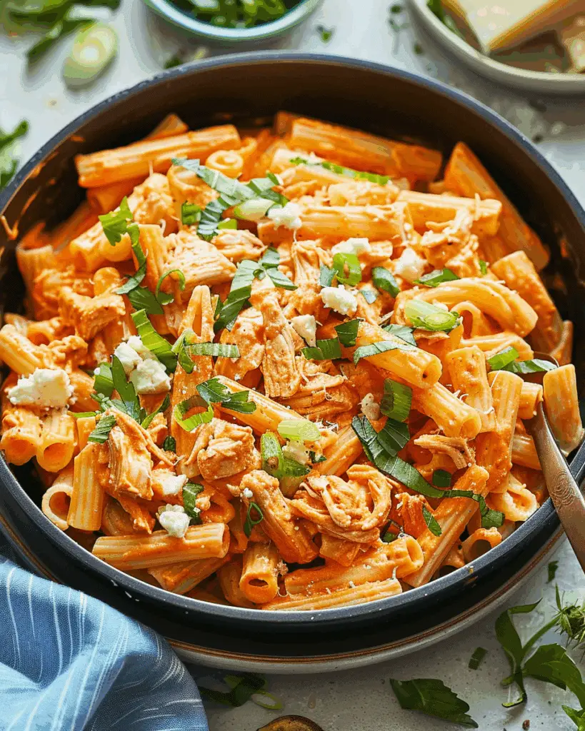 Creamy Buffalo Chicken Pasta Recipe