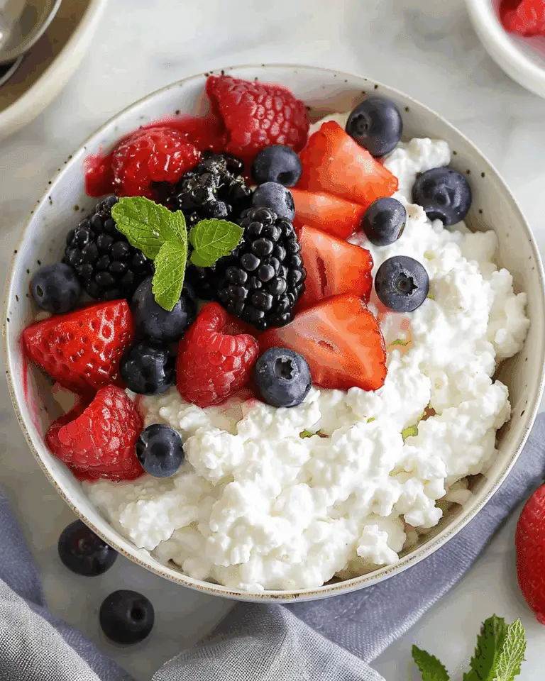 Cottage Cheese Bowl with Fruit