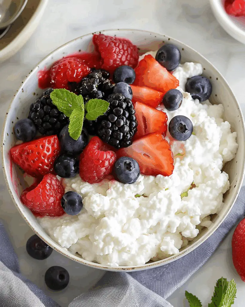 Cottage Cheese Bowl with Fruit