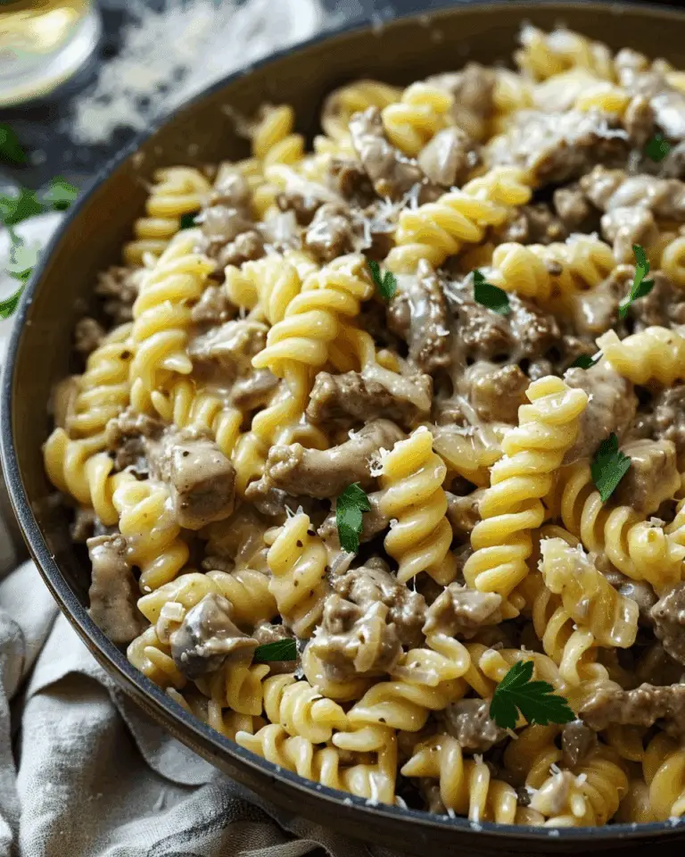 Philly Cheesesteak Pasta