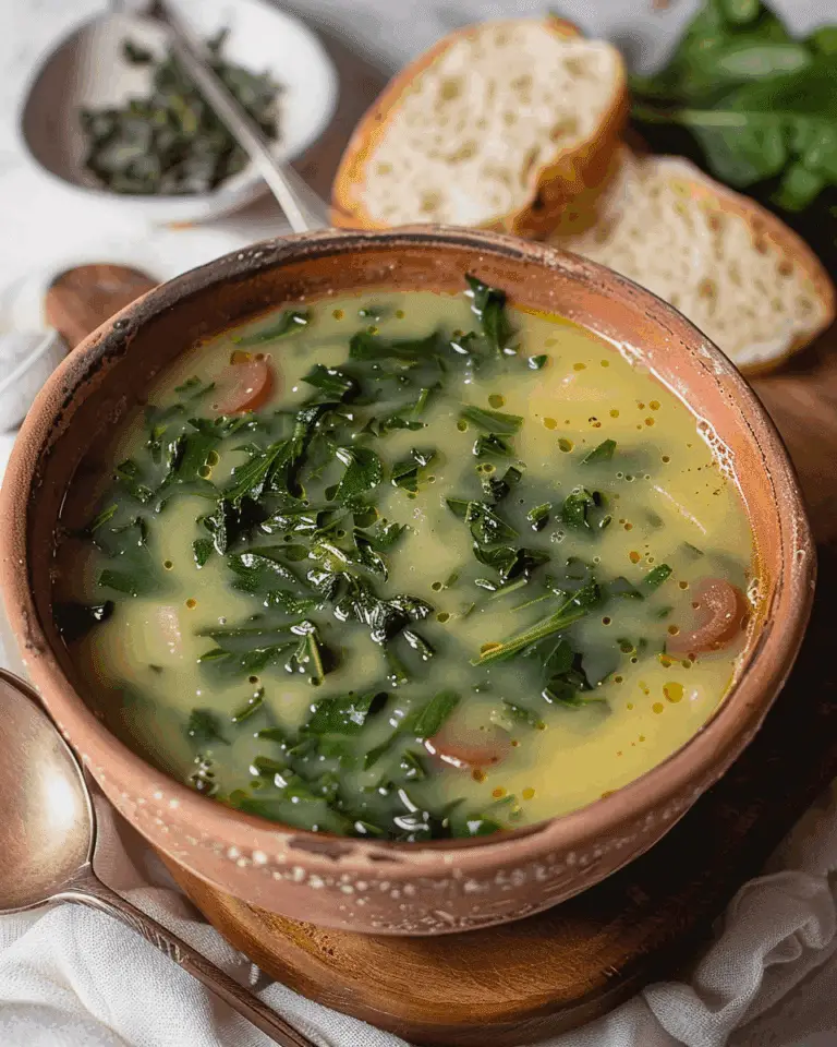 Portuguese Caldo Verde (Collard Greens Soup)