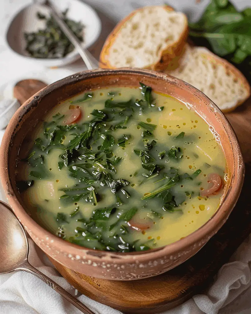 Portuguese Caldo Verde (Collard Greens Soup)