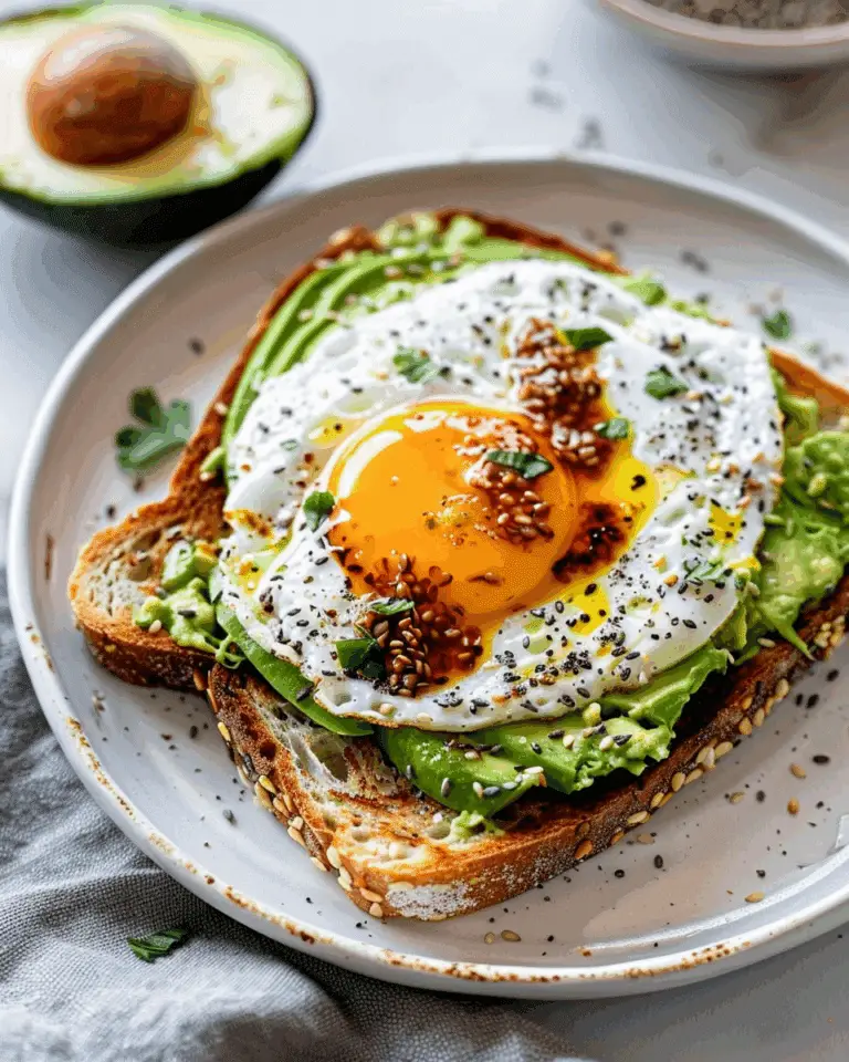 Ultimate Avocado Toast with Egg and Seeds
