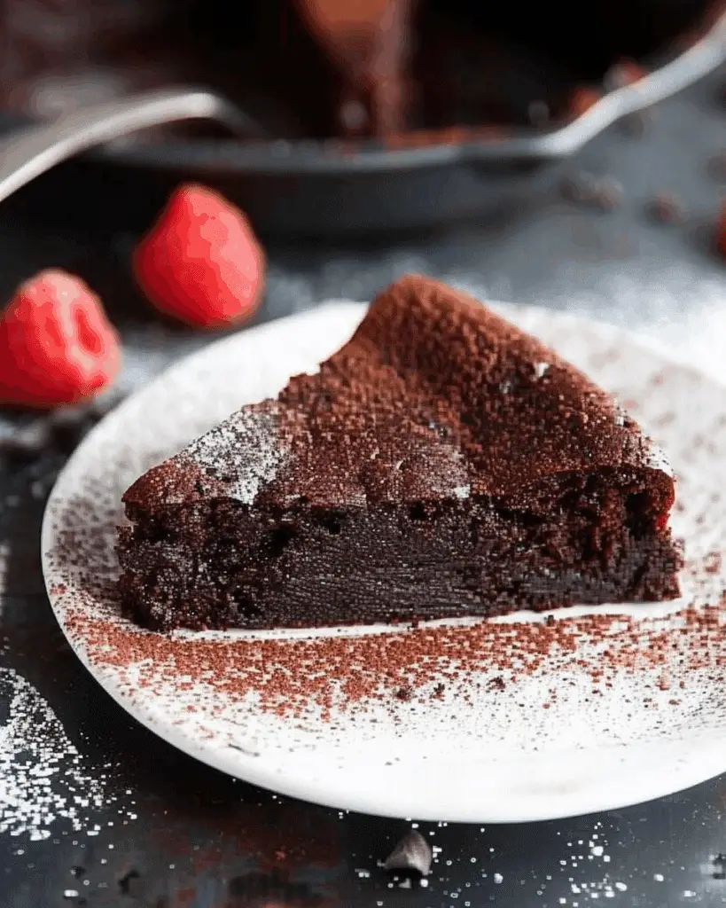 Small Flourless Chocolate Cake