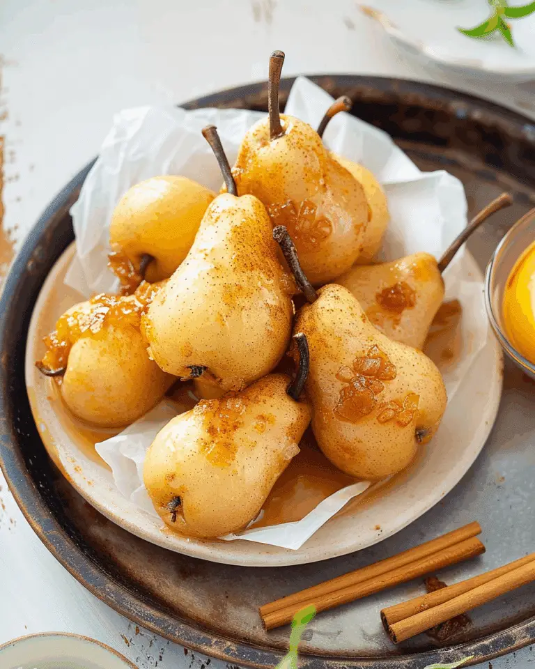 Poached Pears