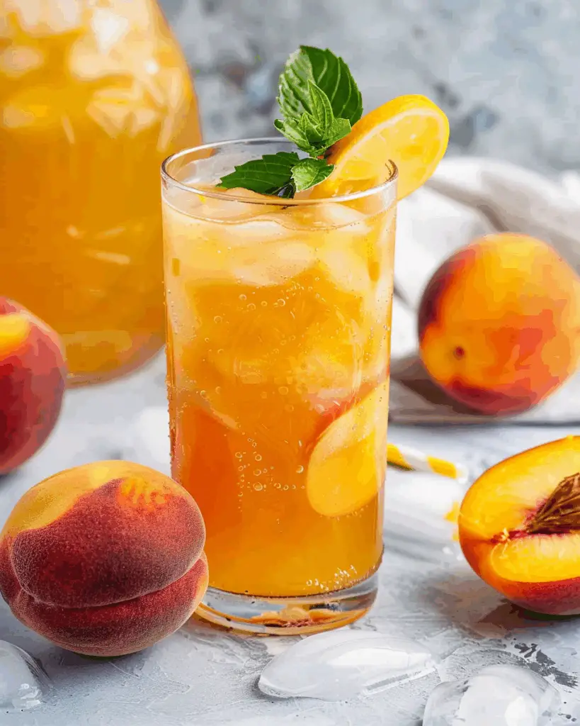 Refreshing Peach Lemonade