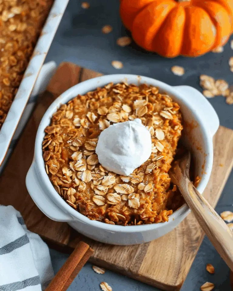 Pumpkin Baked Oatmeal