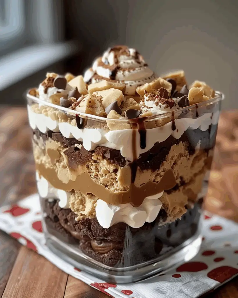 Peanut Butter Brownie Trifle