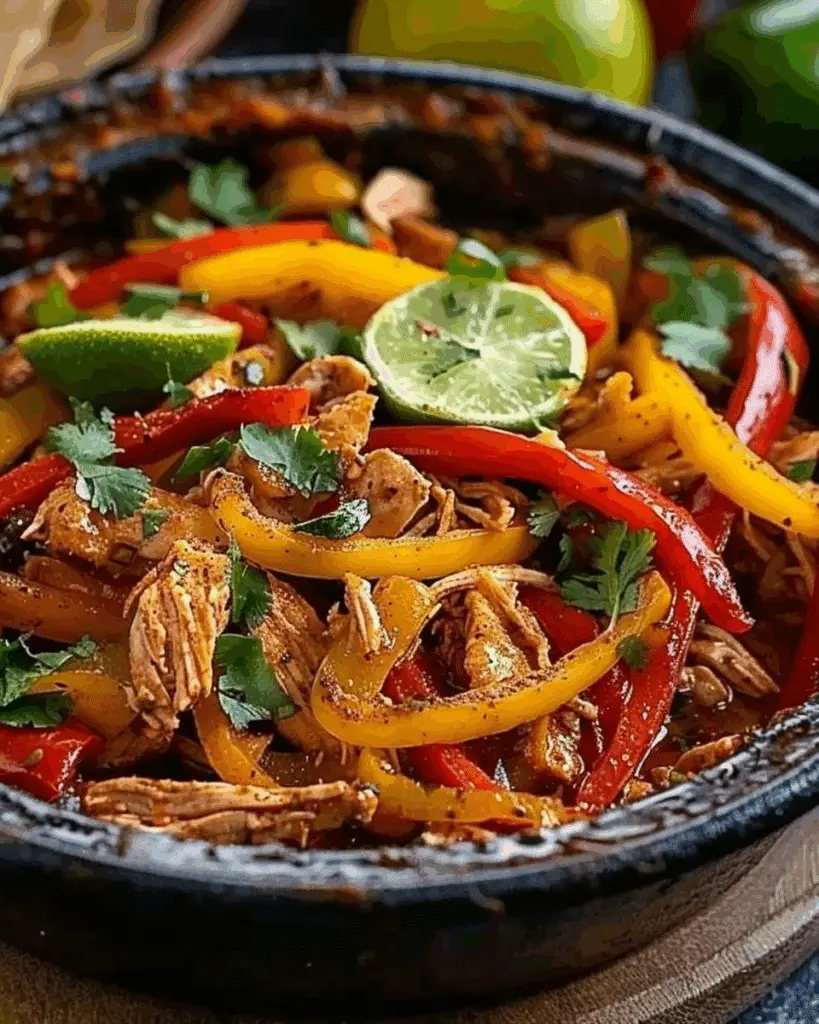 Crockpot Chicken Fajitas
