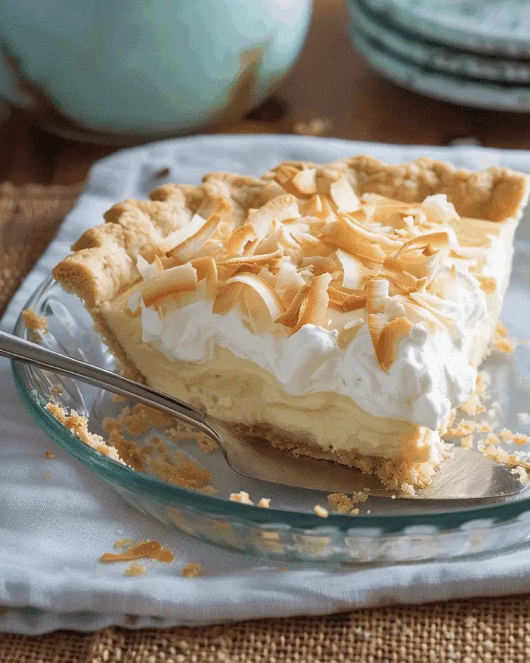 Honey‑Sweetened Coconut Cream Pie
