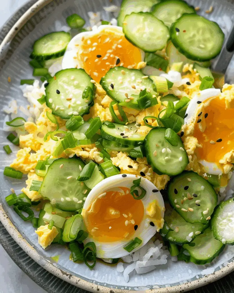 Cucumber and Egg Stir Fry