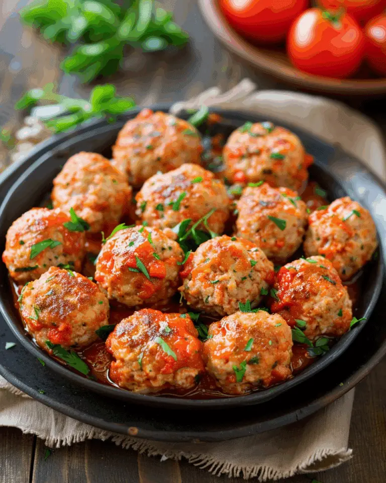 Baked Turkey Meatballs