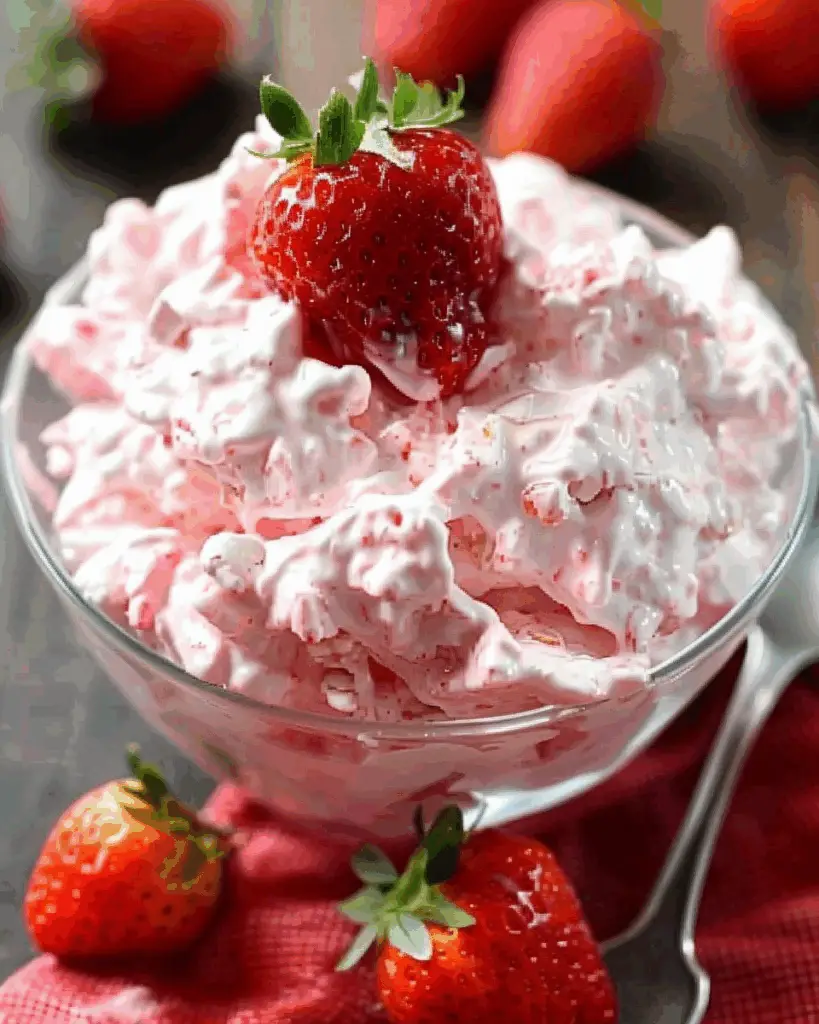 Best Strawberry Fluff Salad