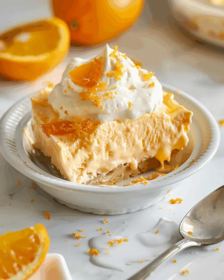 Orange Cream Freezer Dessert