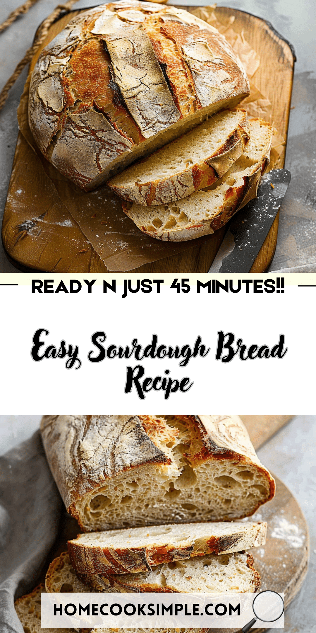 Easy Sourdough Bread Recipe Home Cook Simple