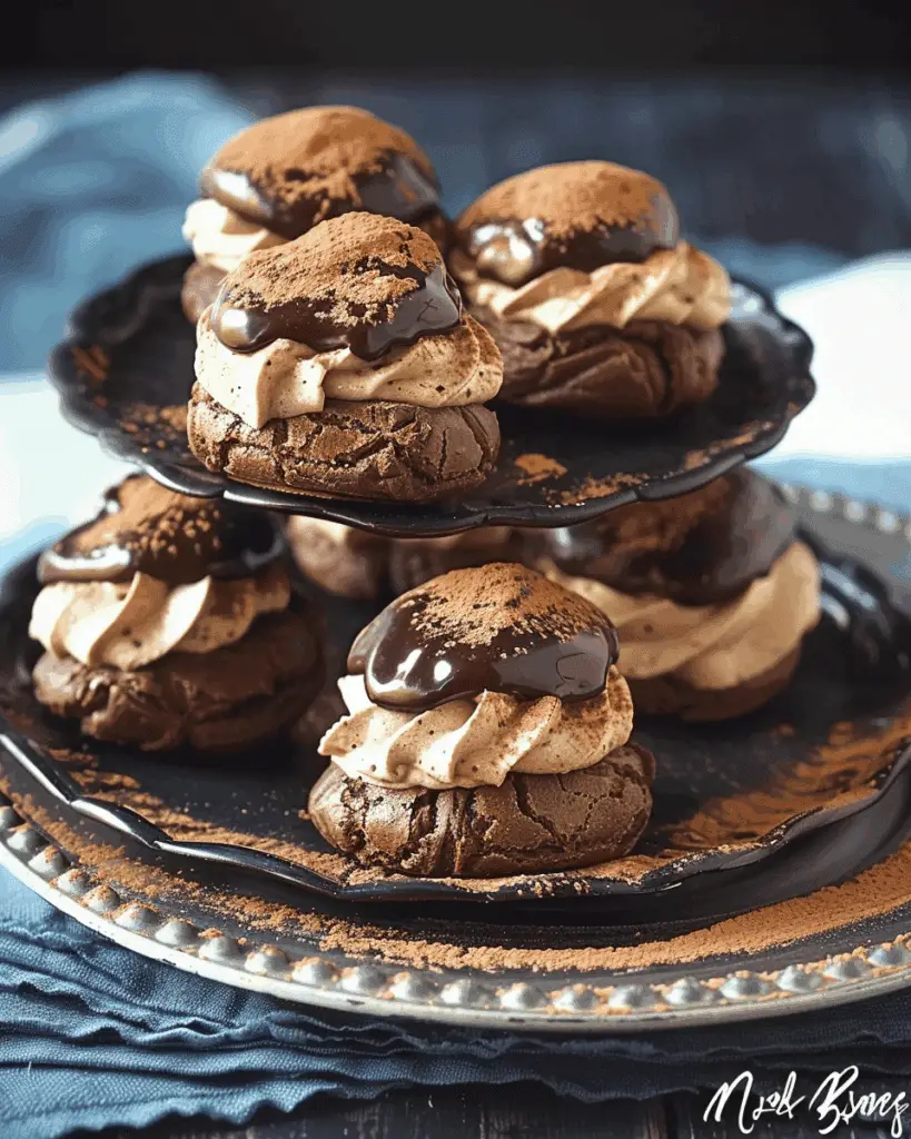Double Chocolate Cream Puffs