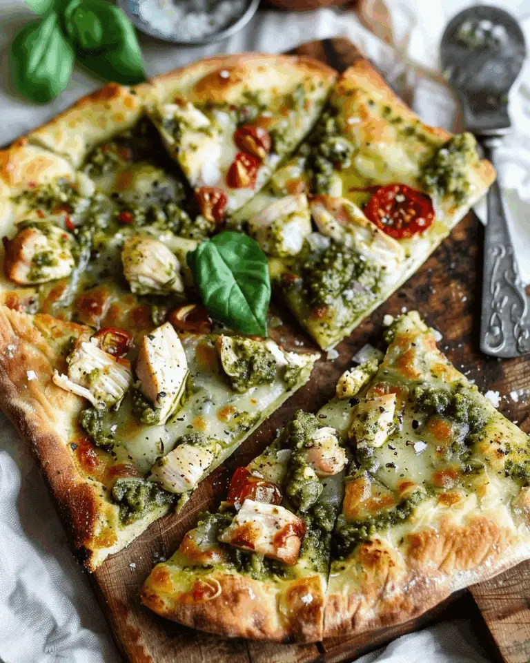 Chicken Pesto Flatbread