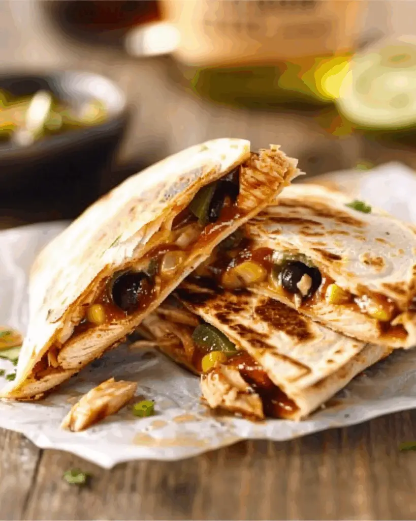 BBQ Chicken Quesadilla
