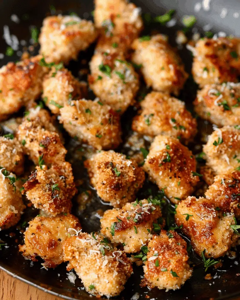 Garlic Parmesan Chicken Bites