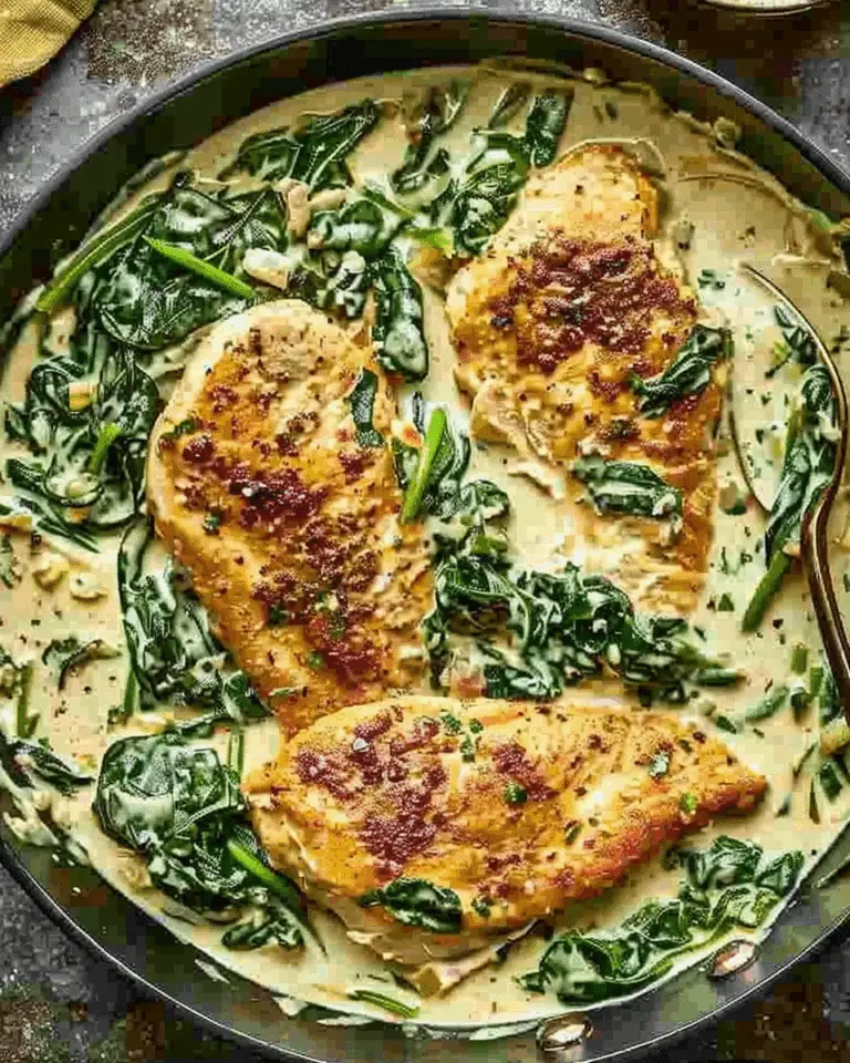 Creamy Chicken with Spinach