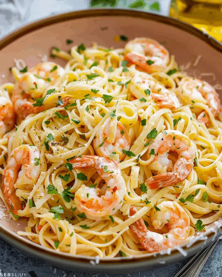 Garlic Butter Shrimp Pasta