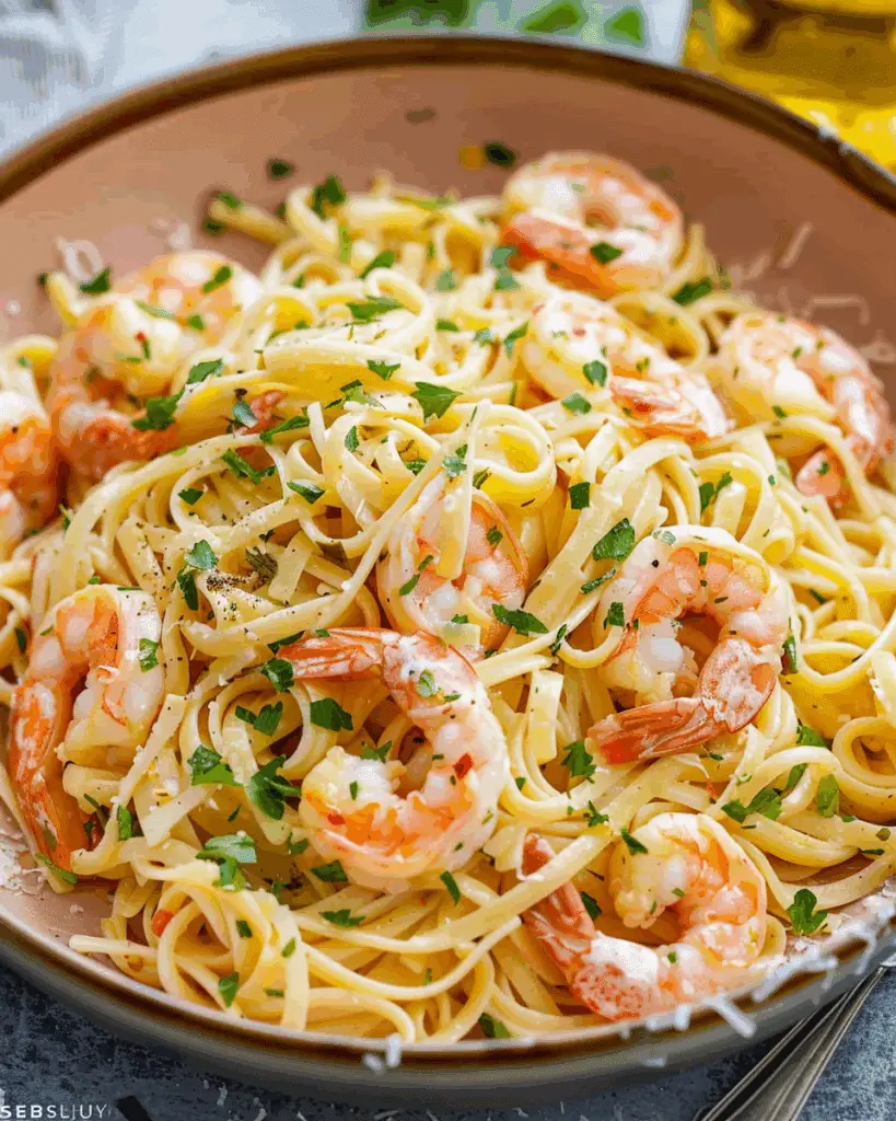 Garlic Butter Shrimp Pasta