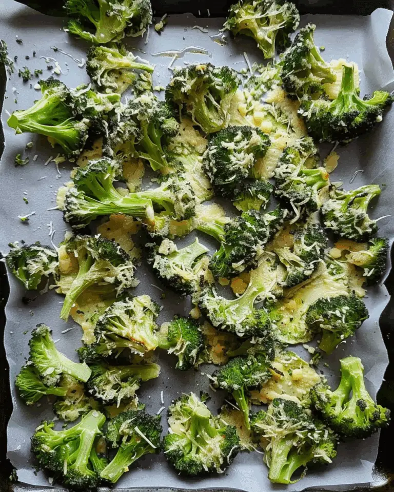 Crispy Parmesan Broccoli Chips aka Smashed Broccoli