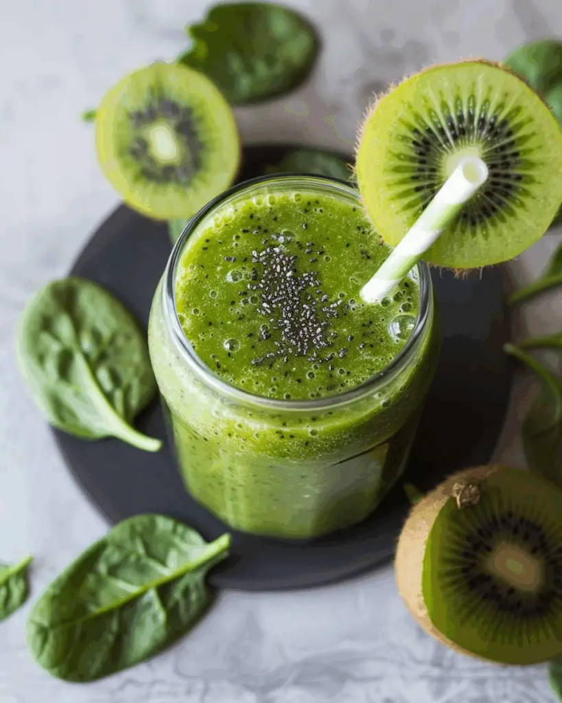 Spinach Kiwi Smoothie