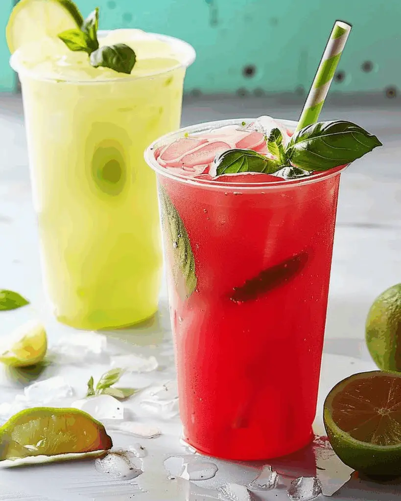 Cherry Limeade Slushies