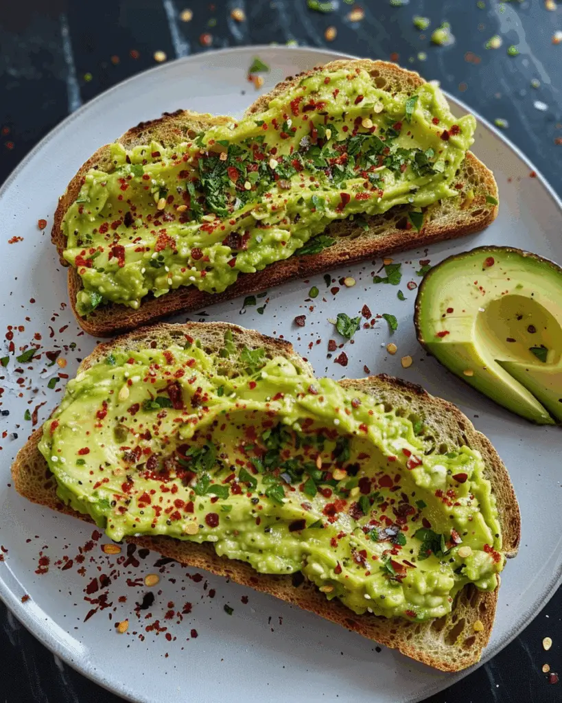 Spicy Avocado Toast