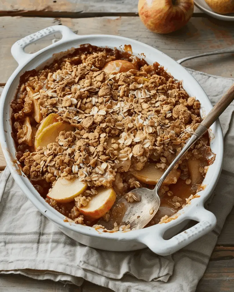 Apple Oatmeal Crisp